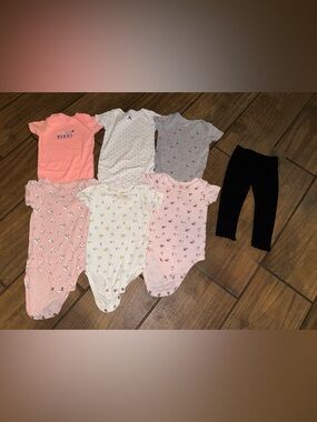Baby girls onesie bundle 24months